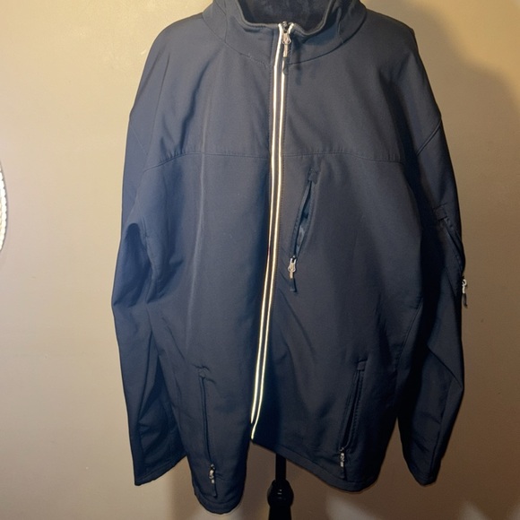 Men’s Fleece Lined Weatherproof Jacket With Pockets Sz 3XLT - Picture 15 of 16